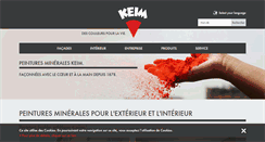 Desktop Screenshot of keim.fr